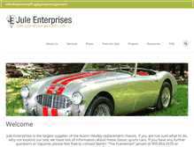 Tablet Screenshot of jule-enterprises.com